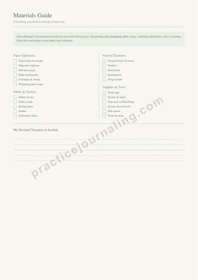 Memory Collage creative page