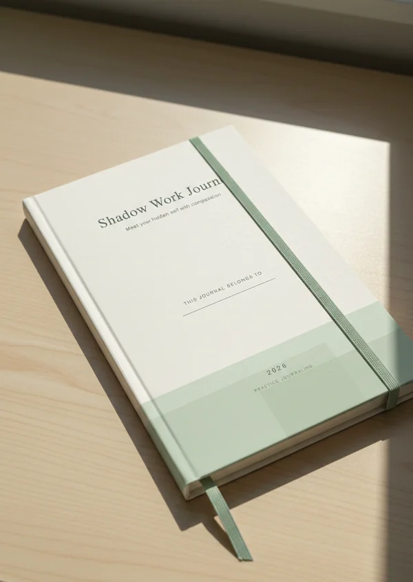 Shadow Work Journal cover - Meet your hidden self with compassion