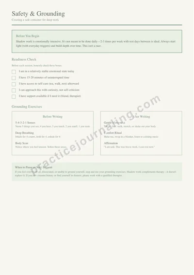 Inner Child Letter template for healing and self-compassion